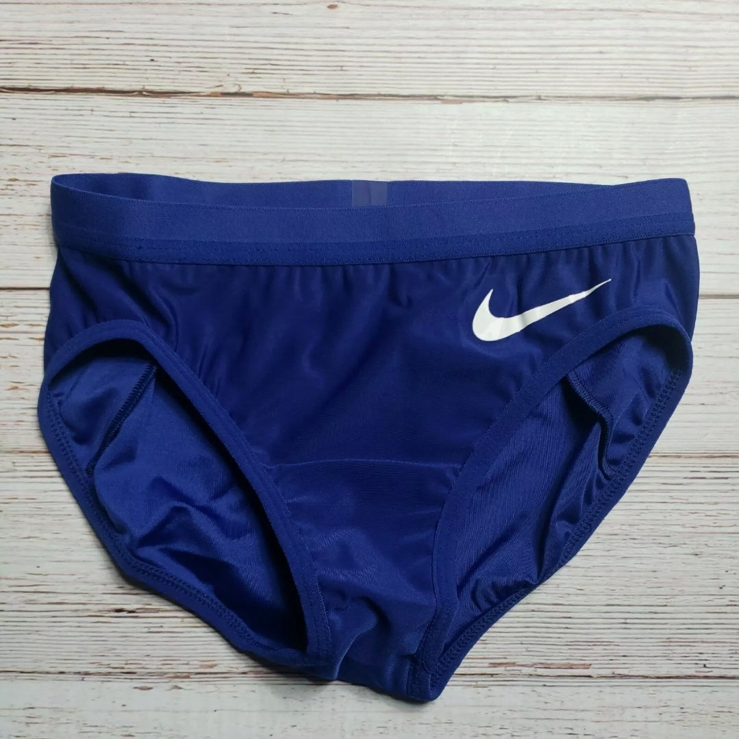 Nike Women's Pro Elite Track and Field Running Briefs Blue Size M