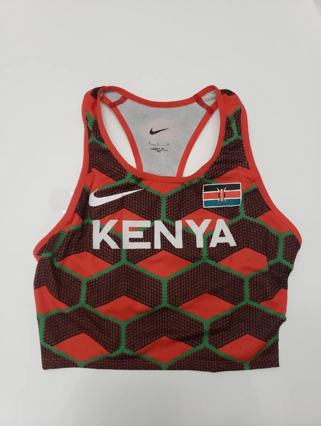 Nike pro elite Kenya Crop size small new rare