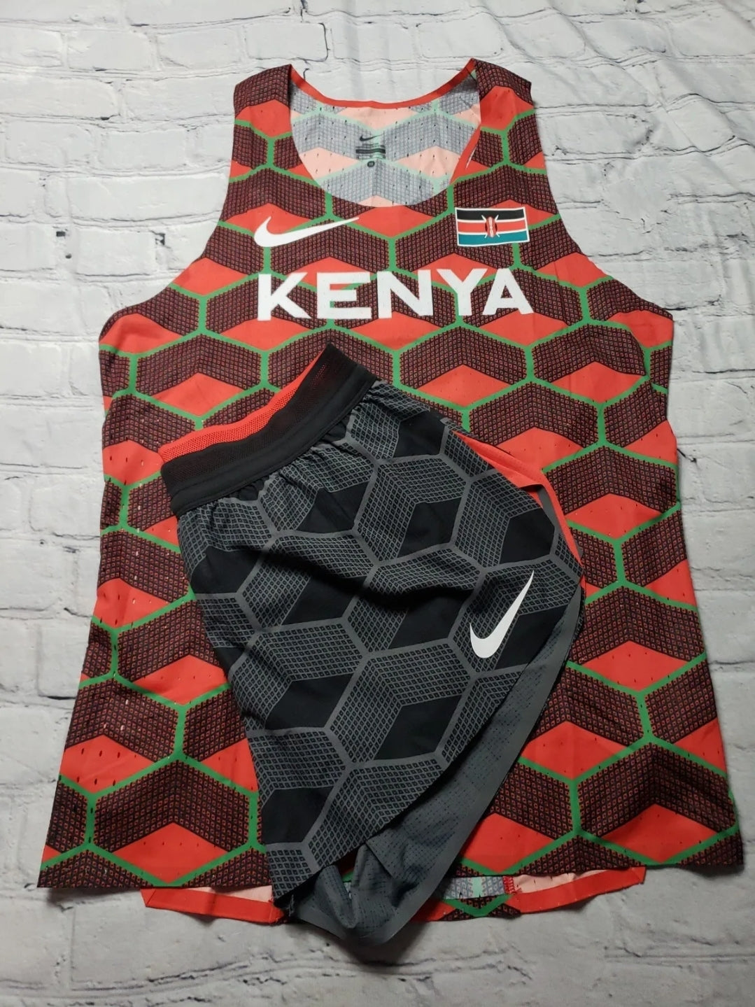 Nike Pro Elite Kenya 2022 Kit  Track and Field Athletics Olympics Men Medium